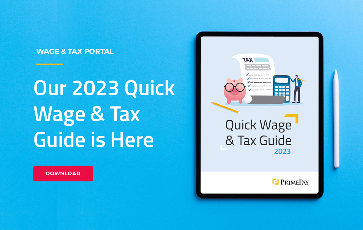 Wage & Tax Guide | PrimePay